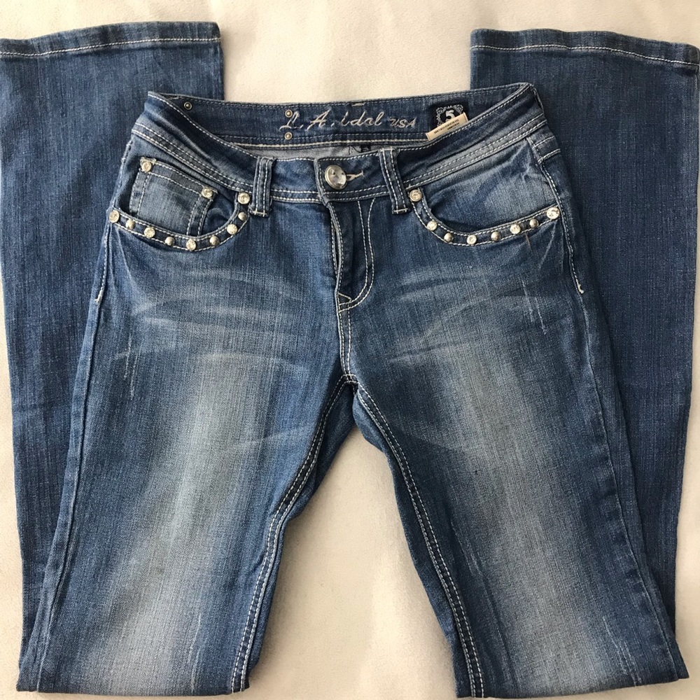 LA idol USA Embellished Jeans